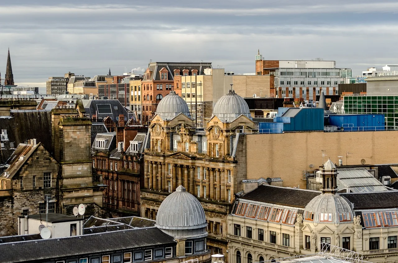 glasgow, scotland, city, tourism, above the city, roofs, glasgow, glasgow, glasgow, glasgow, glasgow